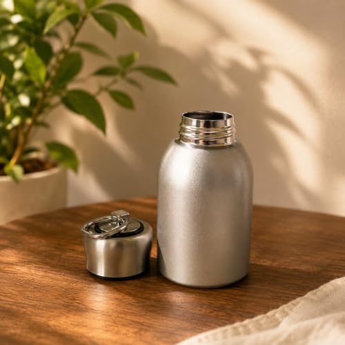 Image of Mini Insulated Stainless Steel Water Bottle 280 ml,Silver