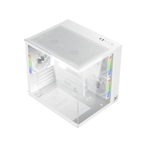 Boitier Mini Tour Micro ATX Xigmatek Aqua M Lite avec panneaux vitrés (Blanc) - imagen 2