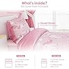 SANDJEST Unicorn Duvet Cover Sets Twin Size for Kids Girls, Include 1 Polyester Comforter Cover 68x86 Inches and 1 Pillowcase 20x26 Inches, Comforter Not Included, Gift for Christmas Birthday #1