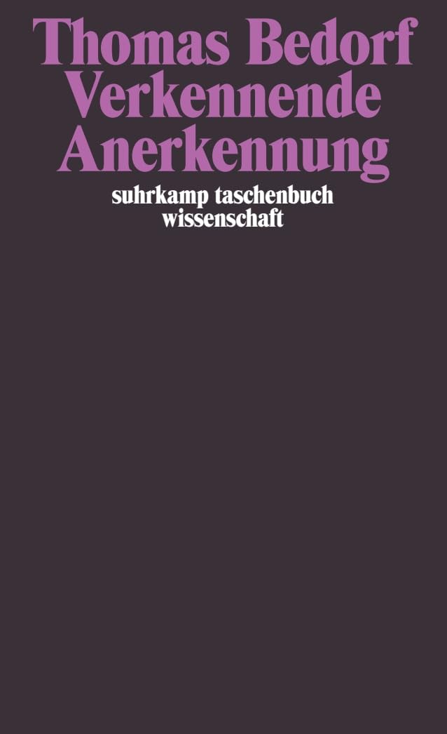 Verkennende Anerkennung: Über Identität und Politik