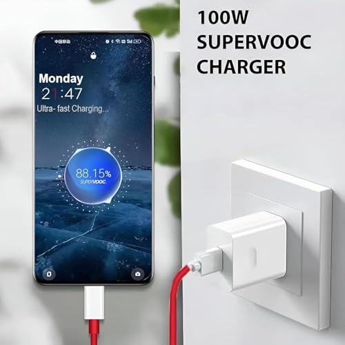 Image of BLACKSHEEP Oppo 100W Type C SuperVooc Super-Fast Charging Adapter for Oppo find X8 pro,X8, Reno12 pro,12,F27 pro+, F27,A3 pro,F23, Narzo 70 Turbo,Xt /Xt 730G, 13 Pro Plus,12 Pro+| Adaptor