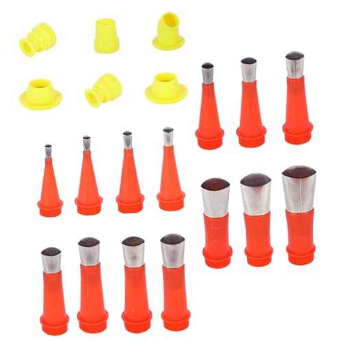 Gadpiparty 1juego Boquillas De Calafateo De Acero Inoxidable Herramienta De Acabado Práctica Accesorios Para Aplicador Para Sellar Juntas Cocinas y Baños