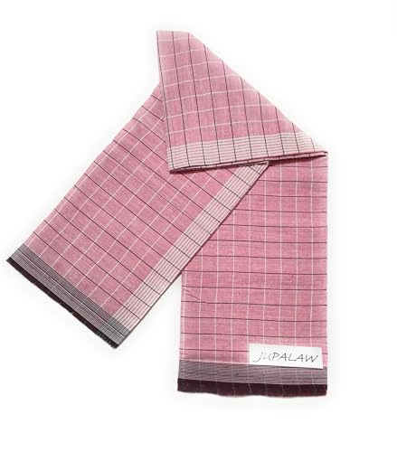 Image of 100% Pure Cotton Checked Fancy 2mts lungi,