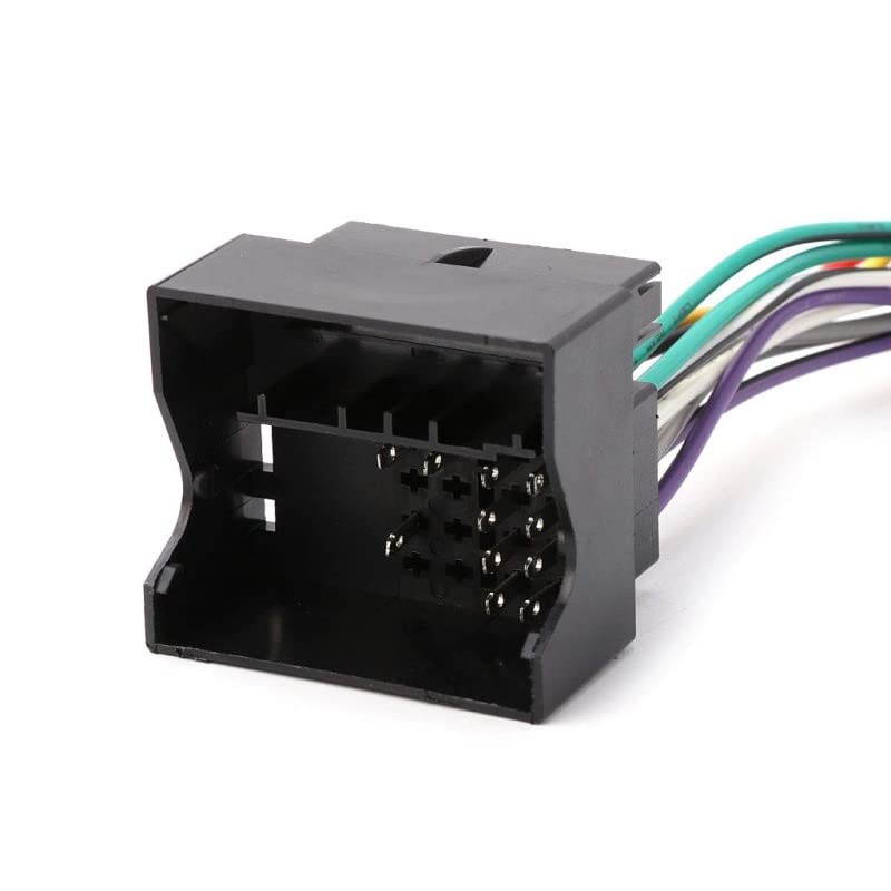 Sound-way - Car stereo ISO Radio Adapter Wiring Harness Connector Lead Loom Cable Plug Adaptor compatible with Citroën Peugeot