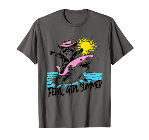 Funny Feral Girl Summer Unisex for Men, Women T-Shirt