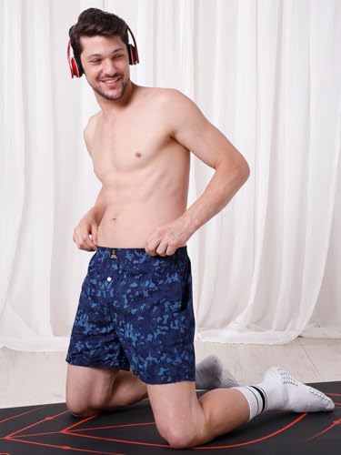 Image of Urban Scottish Ultra-Comfortable Men's Boxer Pants - 100% Cotton Material with A Stylish Print - Soft and Stretchy Elastic Waist Band - Dynamic Movement and Hardwearing Stitching - Breathable with A Gentle Snug Fit