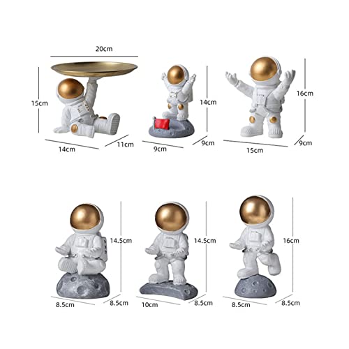 Porte-lunettes astronaute en résine pour bureau et table de nuit - 3