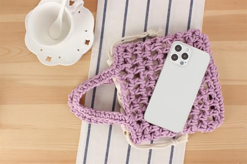 Image of Naimo Straw Beach Bag Woven Rattan Shoulder Bag Fishing Net Handbag Cotton Rope Tote Summer Crochet Hobo Bag