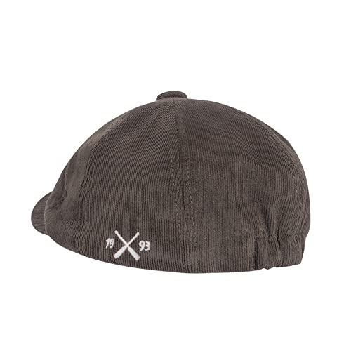 CMUNDLJQ Vintage Look Cord Baseball Cap Barett Baskenmütze Schirmmütze Newsboy Verstellbar Schiebermütze Unisex Flatcap Für Herren und Damen (Kaffee) Cover