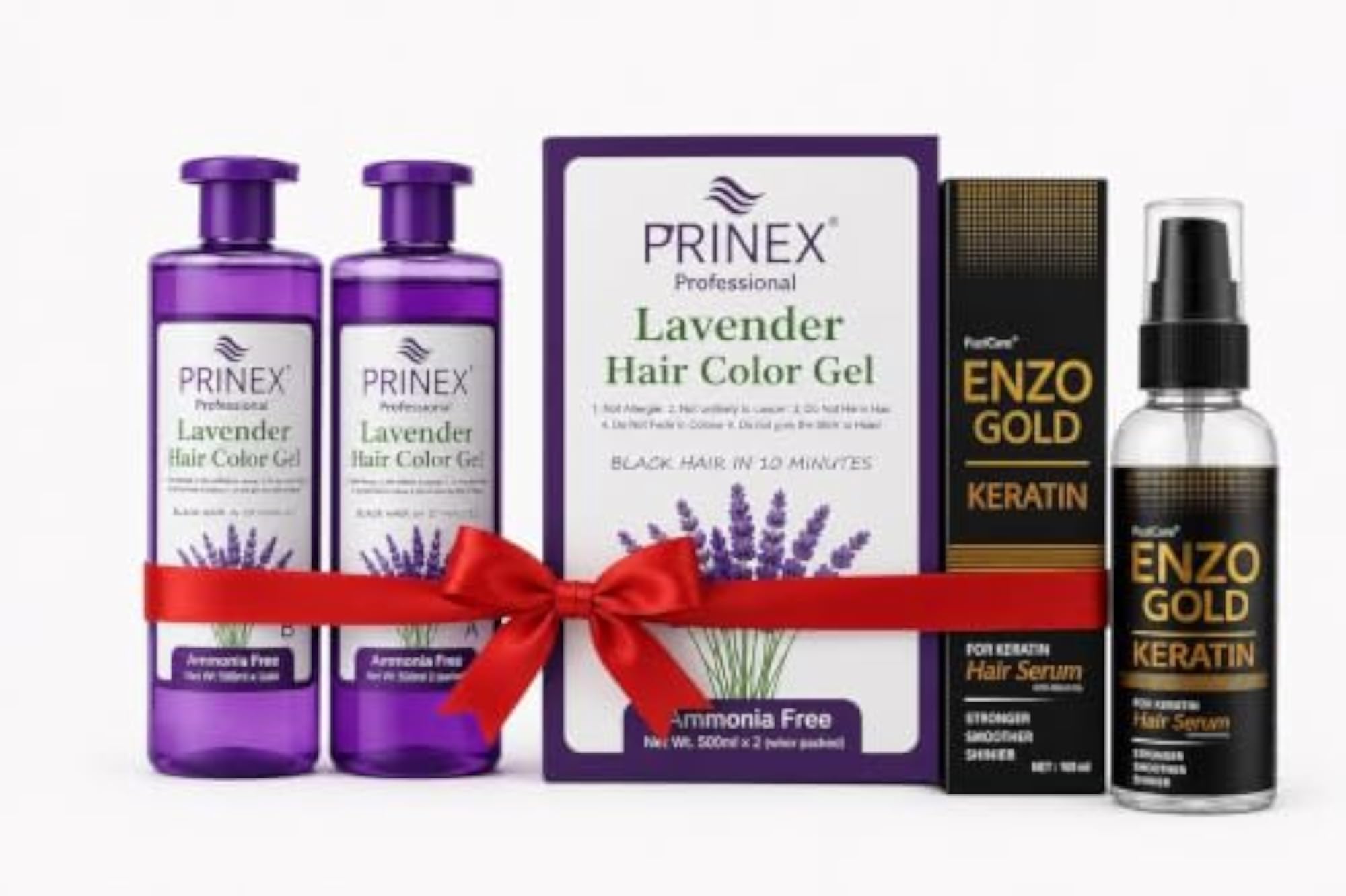 Professional Lavender Hair Colour Gel Combo, 500ml x 2