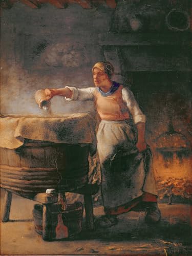 Toile Jean-François Millet tableau décoration salon moderne 60x90cm