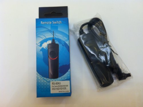 New Generic time Remote Shutter Release RS-80N3 fit for Canon 1D/1DS EOS 5D/50D/40D/30D/20D
