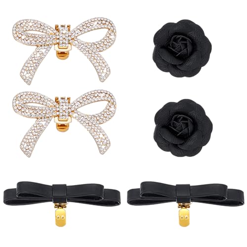 Boucles de chaussures en cristal et cuir véritable, parures de luxe pour sandales de mariée