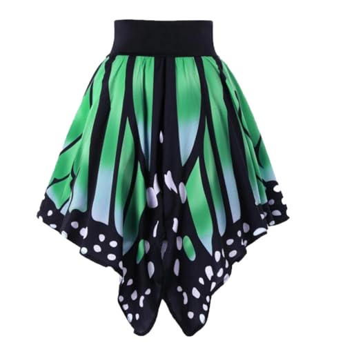 Jupe plissée paillettes taille haute costume de carnaval papillon