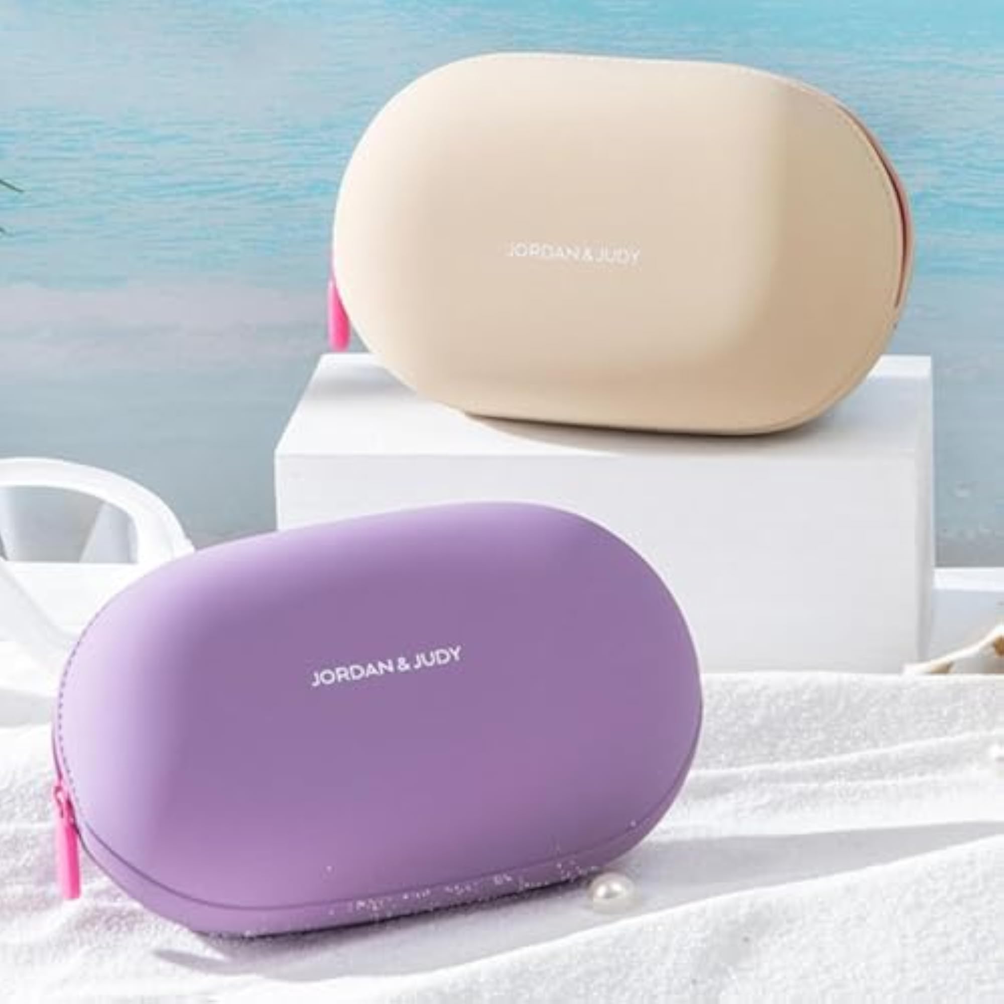 Silicone Makeup Bag Cosmetic Pouch, Waterproof for Travel