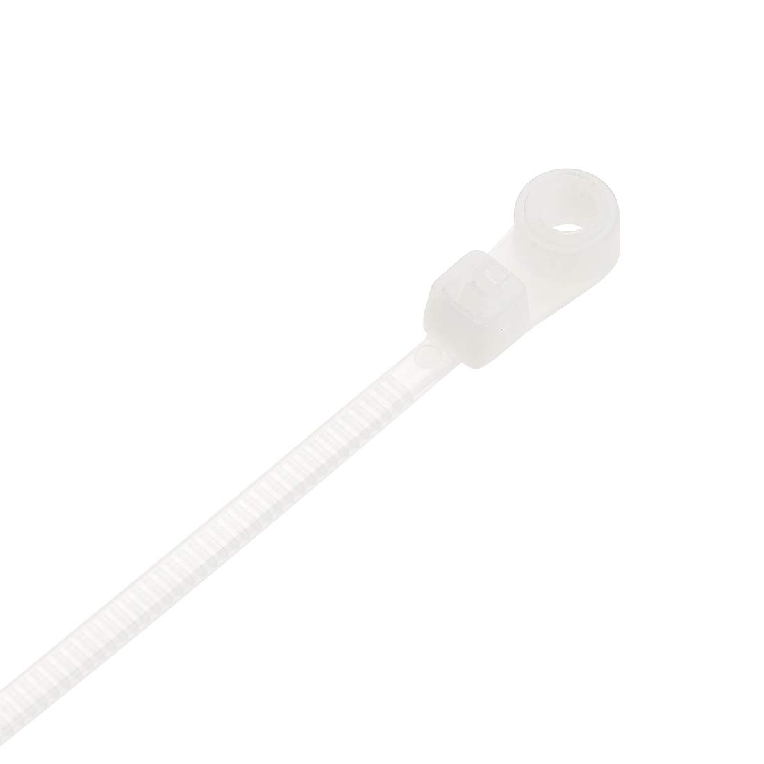 Serre-câbles nylon blanc de 25,4 cm pour ranger les fils du bureau et du salon