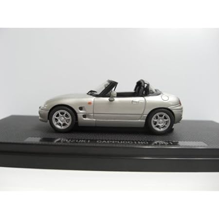 Amazon エブロ 1 43 スズキ カプチーノ 1991 シルバー 完成品 ミニカー ダイキャストカー ホビー