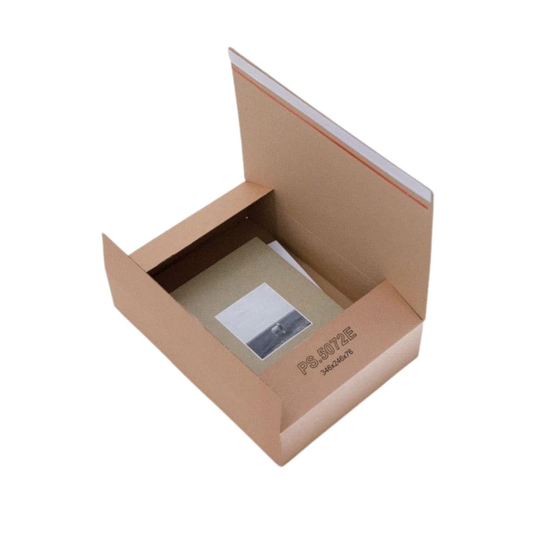 120 Versandkartons 160x130x70 mm mit Automatikboden, Selbstklebestreifen & Aufreißfaden von MA-Verpackungen