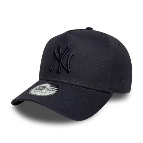 Image of New Era Adults 9Forty Aframe League Essential MLB New York Yankees Baseball Cap Hat Navy