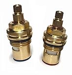 BS5412 CD XZ 20 B&Q Cooke Lewis Compatible Tap Cartridge Valve Pair (1/2" Basin Version with Threaded Collar) Toronto Chambley Melbourne Gatun