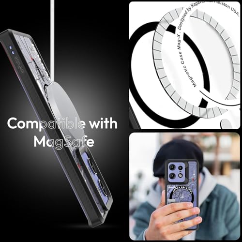 Image of KAPAVER Impulse Back Cover Case for Motorola Edge 50 Pro (Kolkata-Black, GPS Edition)