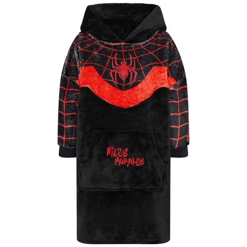 Miles Morales Spider-Man Oversized Wearable Blanket Hoodie - 6-7 Years 122cm