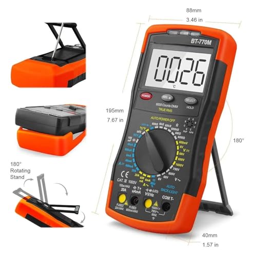 Multimètre universel courant AC et DC avec test de diode - 3