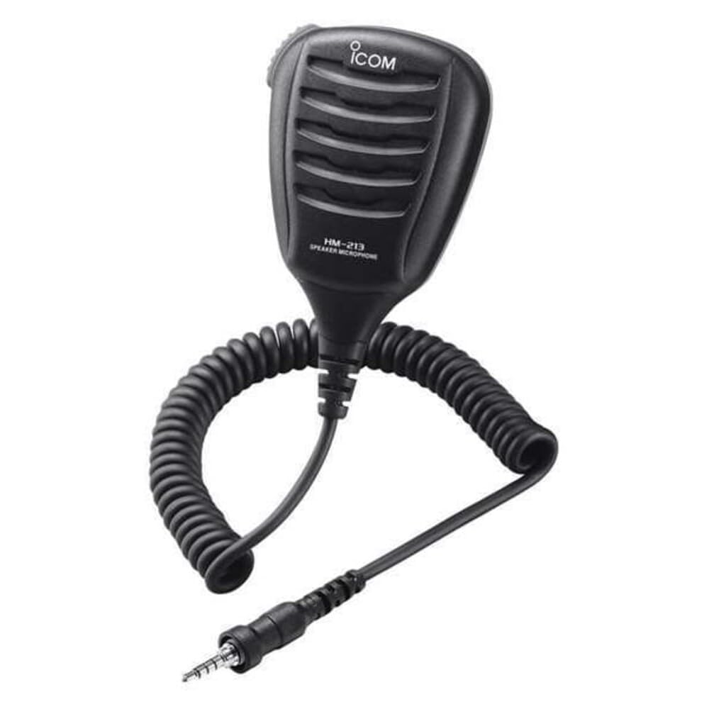 Icom HM-213 Altavoz Flotante Impermeable/micrófono, Negro, Talla única