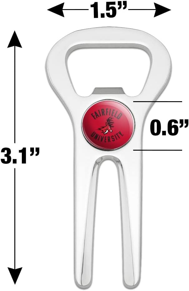 review GRAPHICS & MORE Fairfield University Stags Logo Golf Golfing Divot Repair Tool Bottle Opener