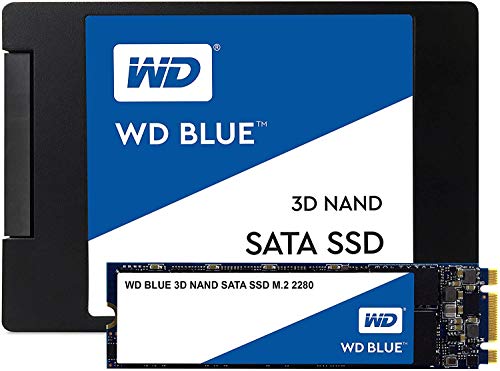 Image of Western Digital WD Blue M.2 2TB, Up to 560MB /s, 2.5 Inch /7 mm, 5Y Warranty, Internal Solid State Drive (SSD) (WDS200T2B0B)