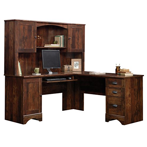 Sauder Harbor View Hutch, Curado Cherry finish