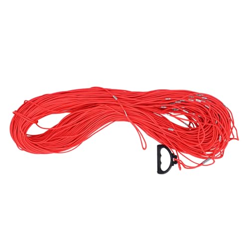 Kuuleyn Deep Well Measuring Rope 100m Nylon Multifunctional Railway Road Measuring Rope for Engineering Construction