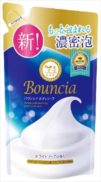 【美浜卸売・まとめ買い】バウンシア ボディソープ ホワイトソープの香り 詰替用 【 牛乳石鹸共進社 】 【 ボディソープ 】【商品N