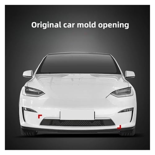 Grille d'aération de voiture avant inserts maille Tesla Model X