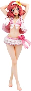 Minami Kotori Figure 1/7 Scale Anime Girl Figures Maki Nishikino Swimsuit Figurine Standing Statue for Desk Ornament and Collectible
