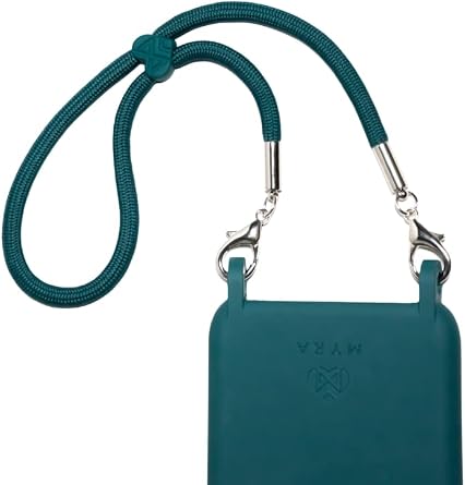 Myra Wristlet Crossbody Phone Case for iPhone - Removable and Interchangeable Rope Balsam Green