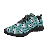 HUISEFOR Cool Skull Running Shoes for Men, Anti-Skid Jogging Shoes for Prevent Slippery, Outdoor Running Assistant, Men Size 5, Can be Wash, Outdoor Running Sport, Grey