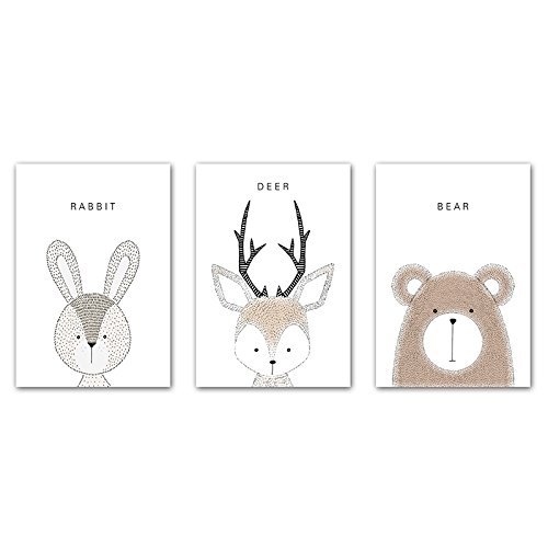 Point de croix grand format C0218 avec motif animal mignon moderne