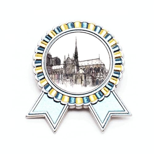 Badge pin's Notre-Dame de Paris | Médaille souvenir France en métal taille M