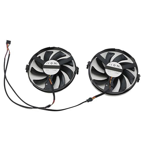 This Cooling Fan for XFX RX 460 560 R7 350 360 370 R9 380 370X 380X Graphics Card Version 93mm FDC10U12S9-C 0.45A 4 Pin