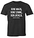 Produktbild MoonWorks® Herren T-Shirt Deine Augen, Deine Stimme, Dein Lächeln lustiges Spruch Fun-Shirt anthrazit 3XL