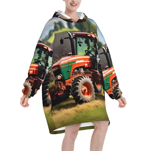 Couverture à capuche tracteur : finis les frissons d'hiver avec ce plaid - 2
