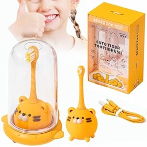 Inszkoos Kids Tiger Elektrische Kinderzahnbürste
