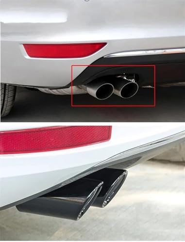 Silenciador para coche deportivo negro compatible con Scirocco y Lavida 5