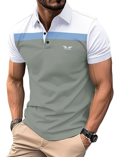 Image of Noble Monk Men's Regular Fit Polo T Shirt |Half Sleeves |Collar Tshirts T Shirt | Casual Tshirt
