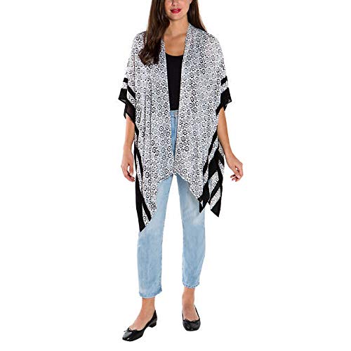 Ladies' Fashion Wrap 2020 (Black geo)