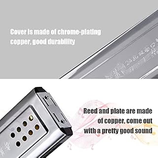 caigou 2-en-1 Tremolo Harmonica Mouth Organ Dural Key of C&G 24 Double Trous avec 48 Anches Instrument à Vent Reed… - Les Beatles, Paul McCartney, John Lennon, RIngo Starr, George Harrison caigou 2-en-1 Tremolo Harmonica Mouth Organ Dural Key of C&G 24 Double Trous avec 48 Anches Instrument à Vent Reed… – Image 3