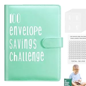 CBSHKLW 100 Umschläge Spar-Herausforderungsordner Set