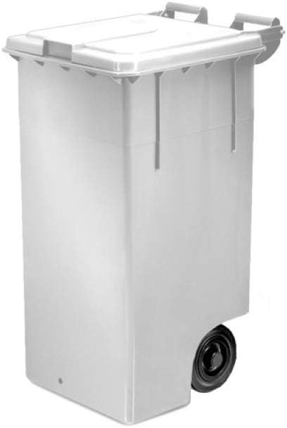 Giganplast Storage Gig Bin Bin with wheels, white