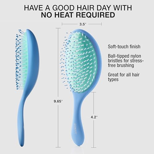 Conair No Frizz Days Xl Smooth Cushion Hairbrush - Detangling Hairbrush- Hair Brush- Reduces Frizz - Detangler Hair Brush - Hair Brushes For Women thumb #5